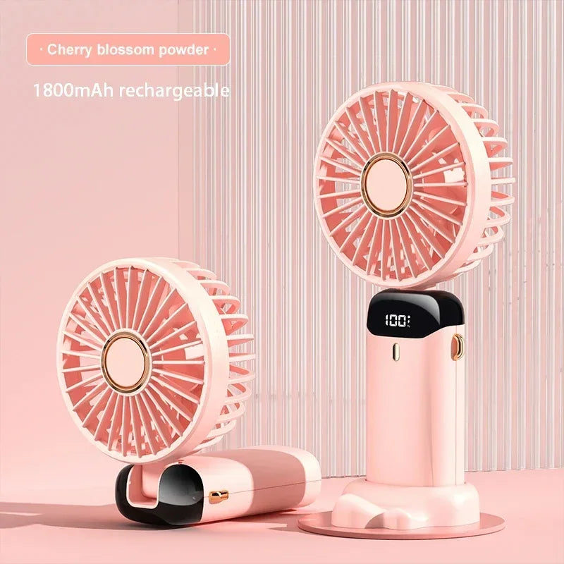 Portable neck fan colors and accessories