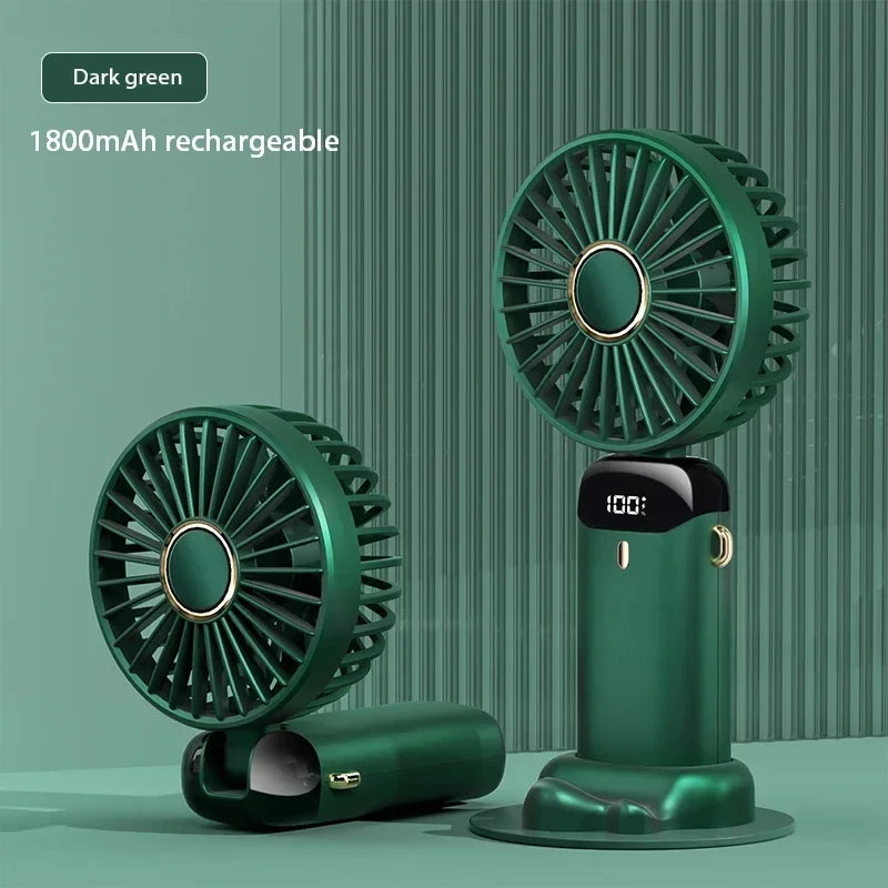 Portable neck fan USB rechargeable battery